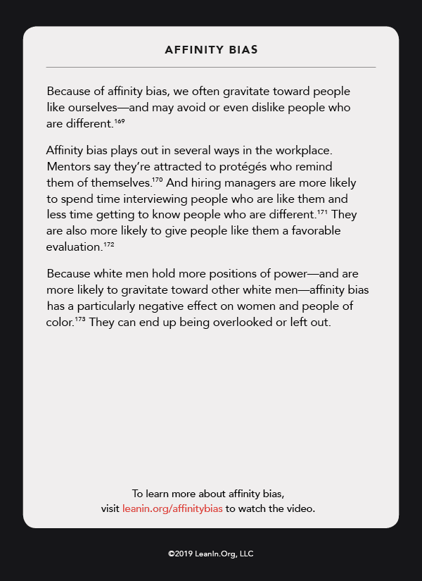 Back of card: We gravitate toward people like ourselves in appearance, beliefs, and background. And we may avoid or even dislike people who are different from us